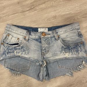 One Teaspoon denim shorts